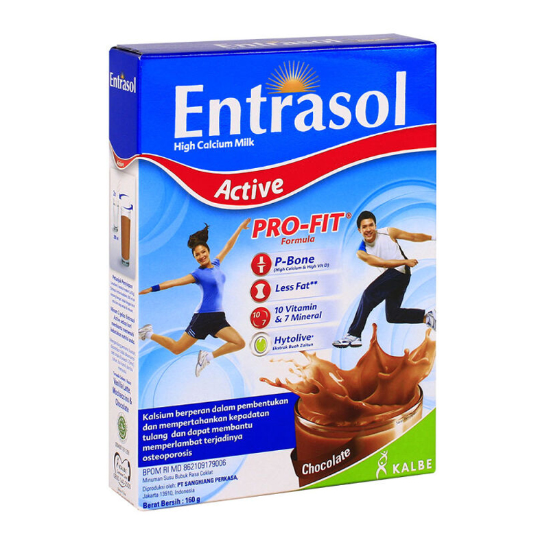 Entrasol Active Coklat 160gr | Gogobli