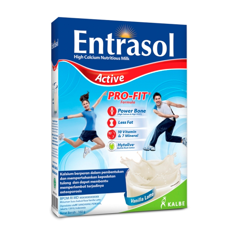 Entrasol Active Vanilla Latte 160gr | Gogobli
