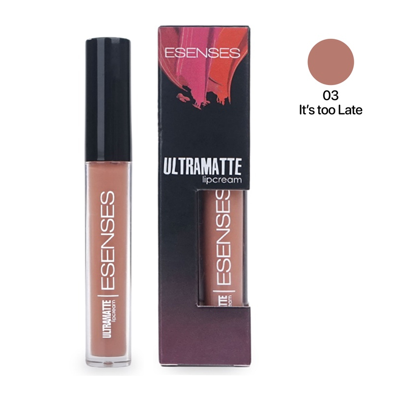 Esenses Ultramatte Lip Cream 03 Its Too Late 3.5gr | Gogobli