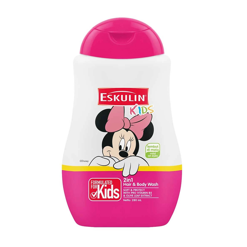 Eskulin Kids Hair And Body Wash Soft And Protect Botol 280ml | Gogobli