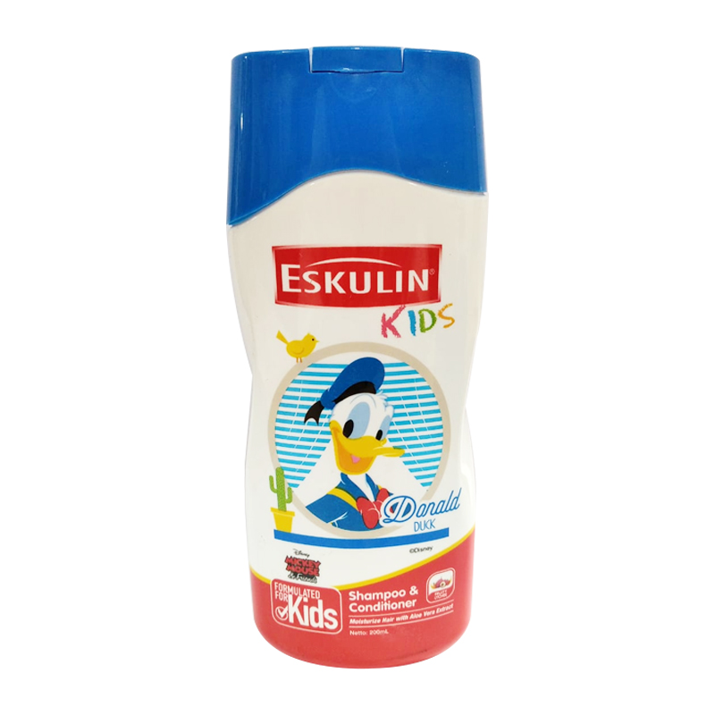 Eskulin Kids Shampoo And Conditioner Donald Duck 200ml | Gogobli
