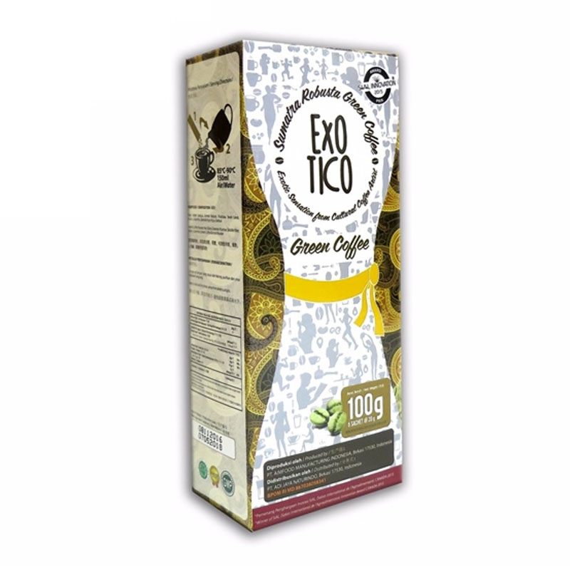 Exotico Kopi Sumatra Green Coffee Instant | Gogobli