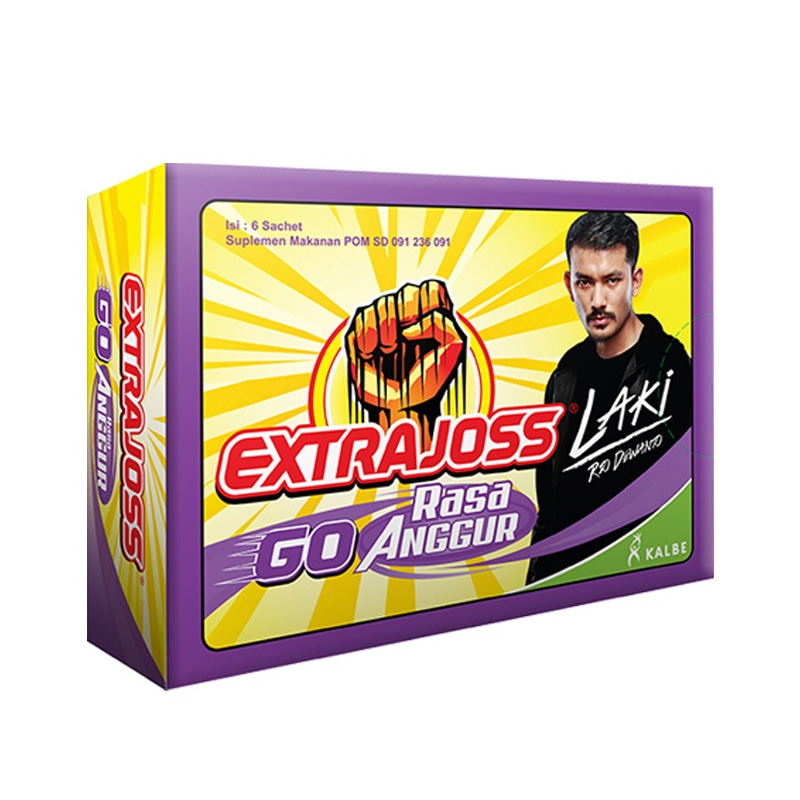 Extra Joss Laki Rasa Anggur Pack (6 Sachet) | Gogobli