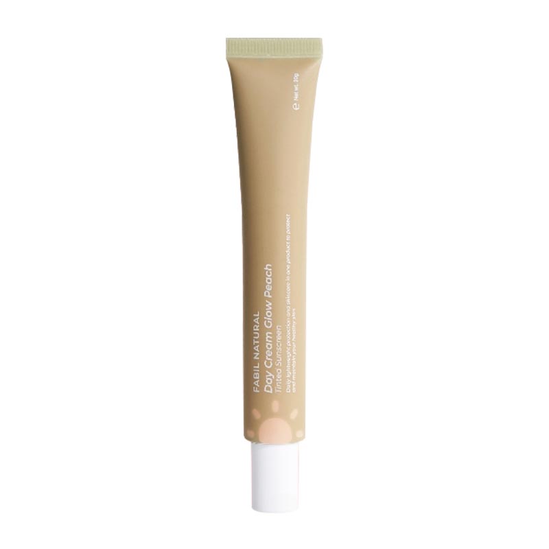 Fabil Day Cream Glow Peach Tinted Sunscreen Ekstra 50% 50gr | Gogobli