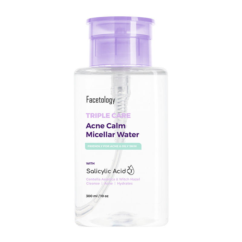 Facetology Triple Care Acne Calm Micellar Water 300ml | Gogobli