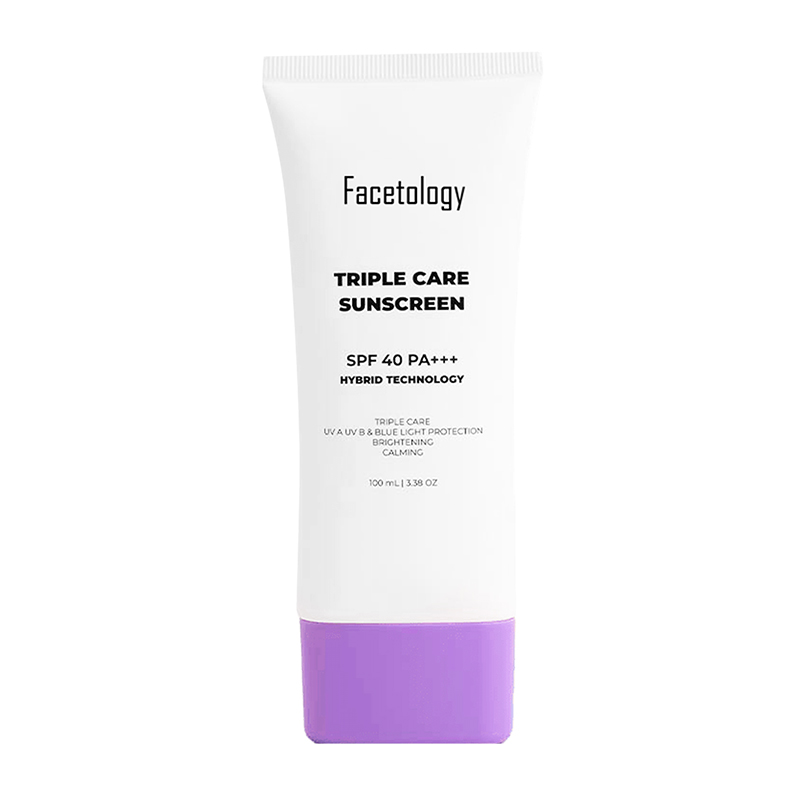 Facetology Triple Care Sunscreen SPF40 PA+++ 100ml | Gogobli