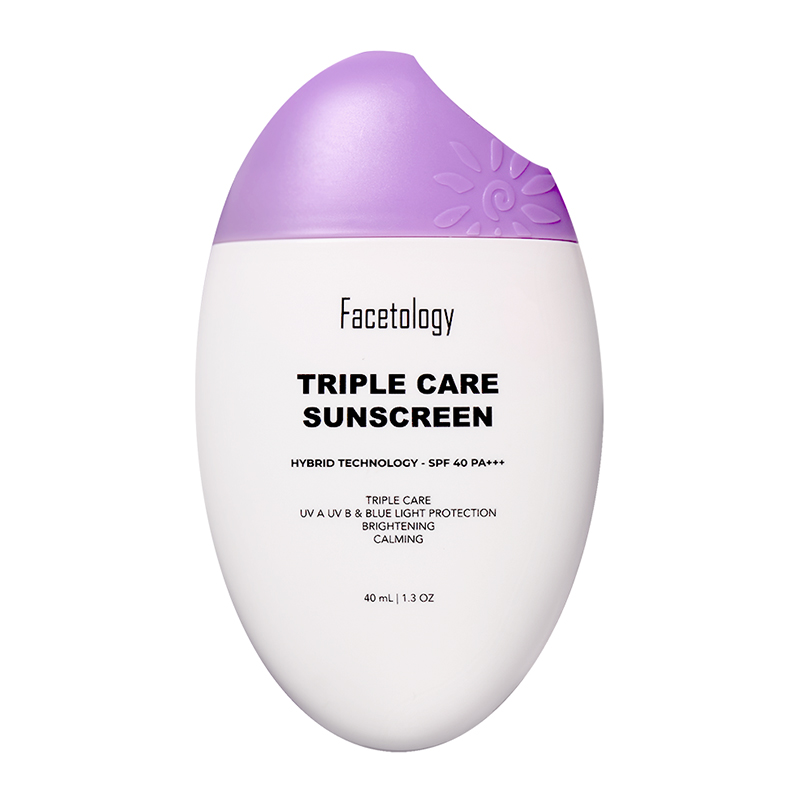 Facetology Triple Care Sunscreen SPF40 PA+++ 40ml | Gogobli