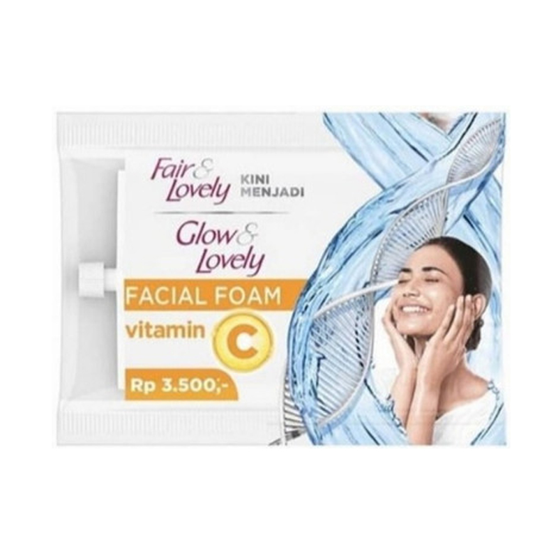 Fair & Lovely Glow & Lovely Facial Foam Vitamin C (Sachet) 7gr | Gogobli