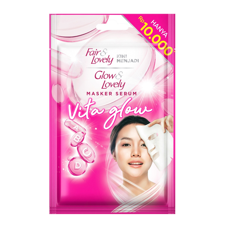Fair & Lovely Glow & Lovely Masker Serum Vita Glow 20gr | Gogobli
