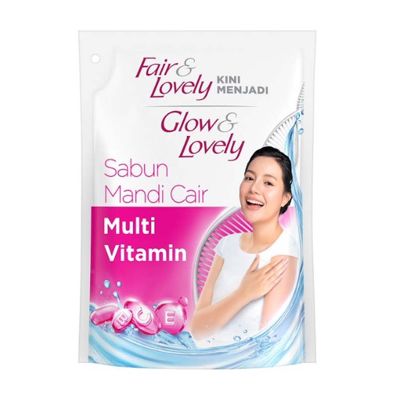 Jual Glow Lovely Body Wash Multivitamin Refill 400ml HBHoz