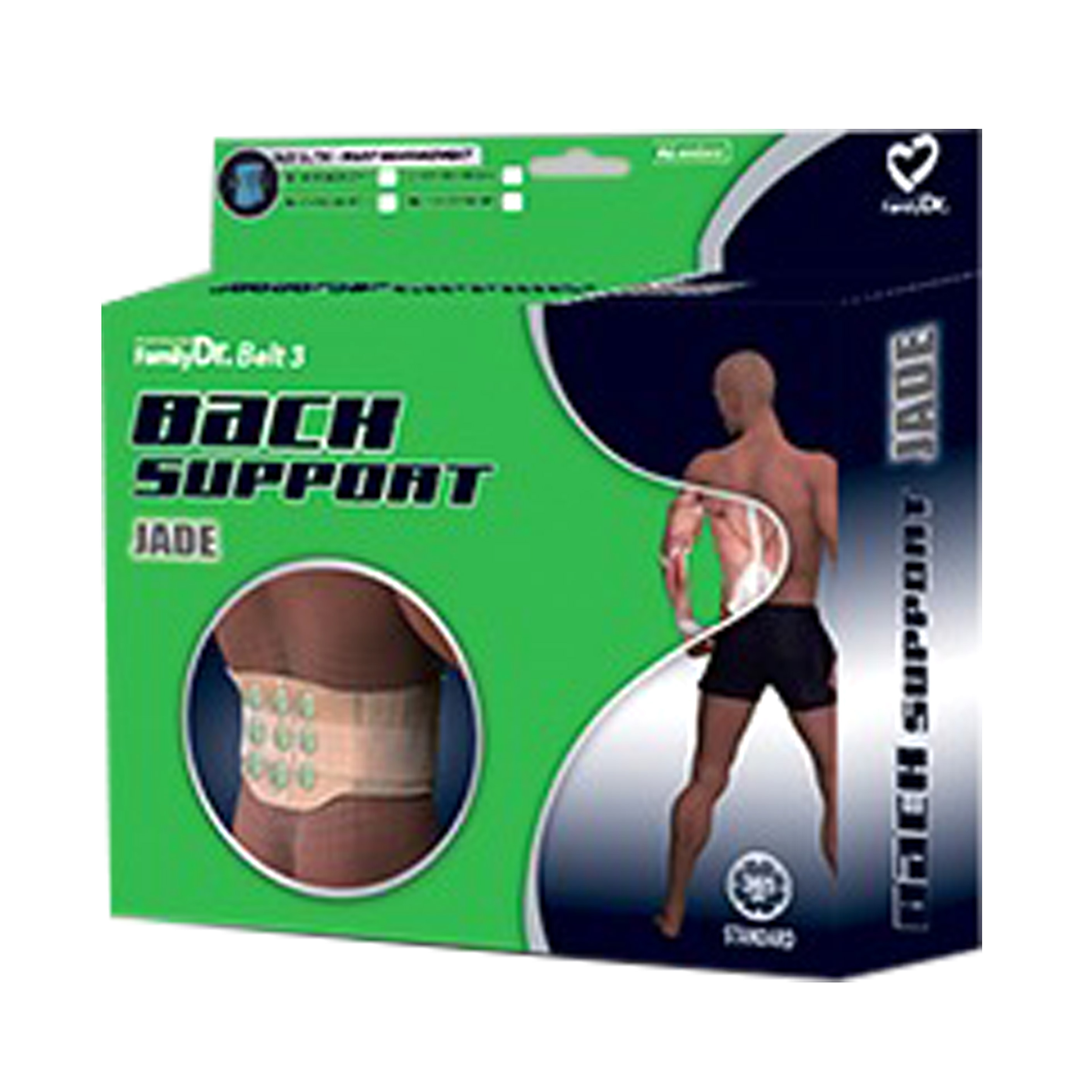 FamilyDr Belt 3 Back Support Jade | Gogobli