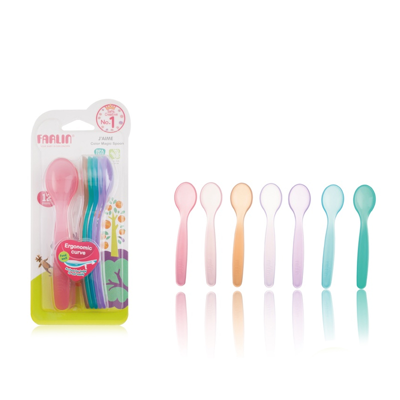 Farlin Rainbow Spoon Set Elder | Gogobli