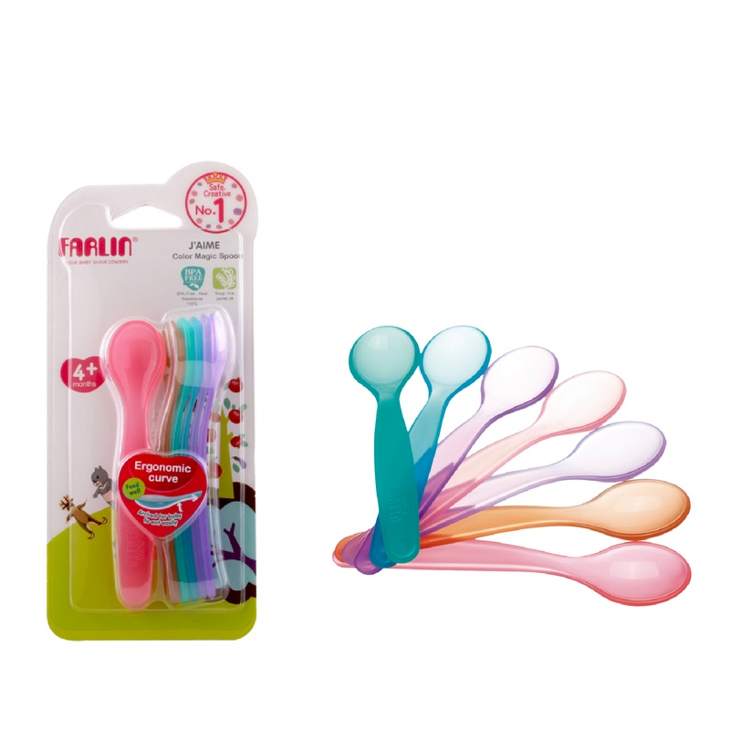 Farlin Rainbow Spoon Set | Gogobli