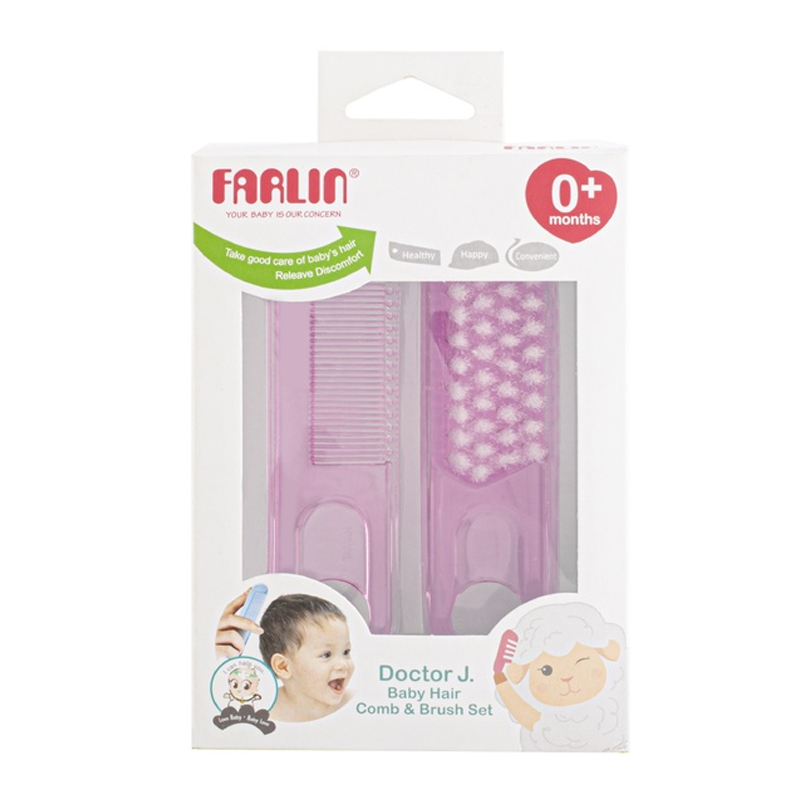 Farlin Comb & Brush Set | Gogobli