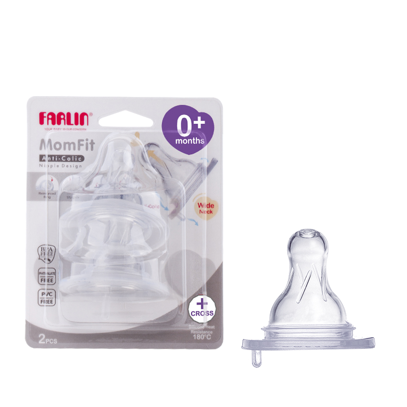 Farlin MomFit Nipple Wide Neck + 2pcs | Gogobli