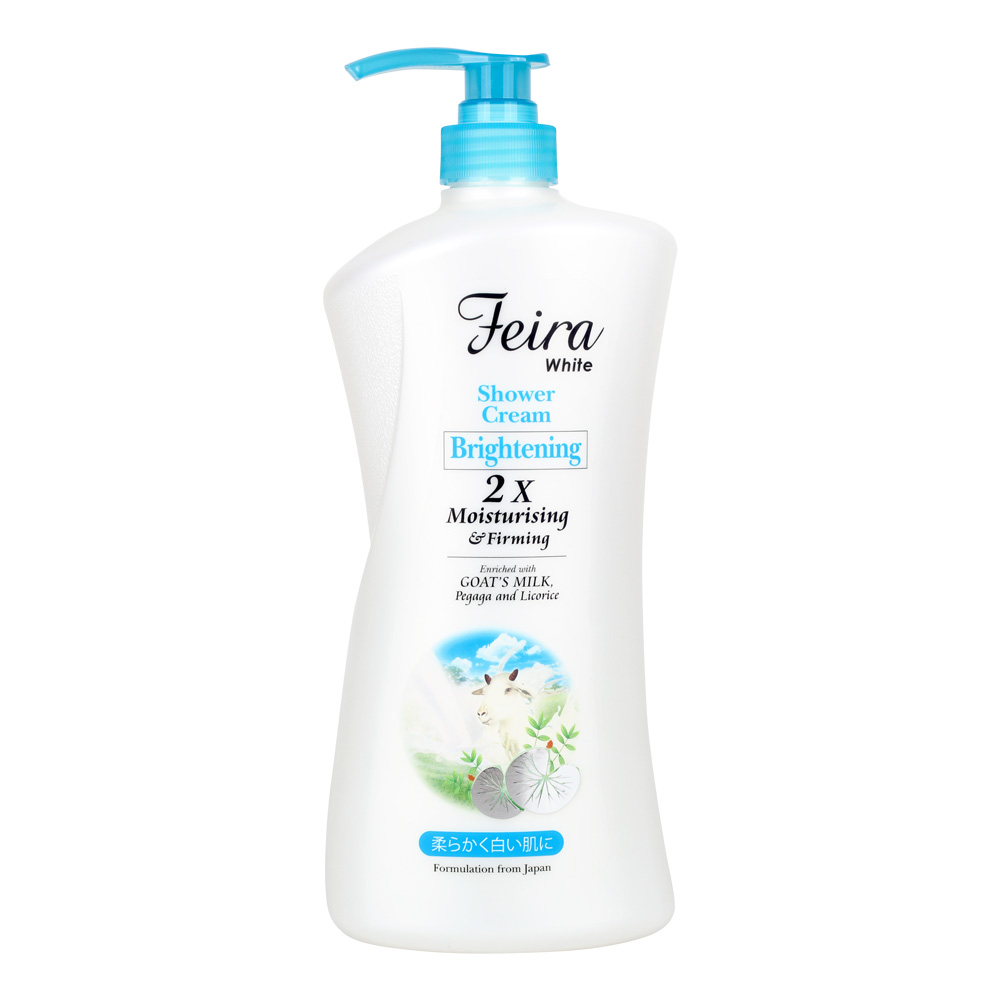 Feira Goats Milk Shower Cream Bottle Goats Milk 1000ml | Gogobli