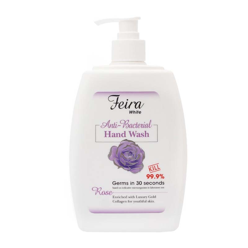 Feira Anti Bacterial Hand Wash Rose 500ml | Gogobli