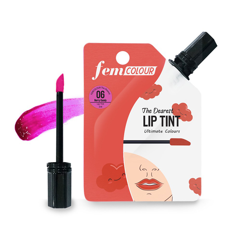 Fem Colour The Dearest Lip Tint 06 Berry Candy 3ml | Gogobli