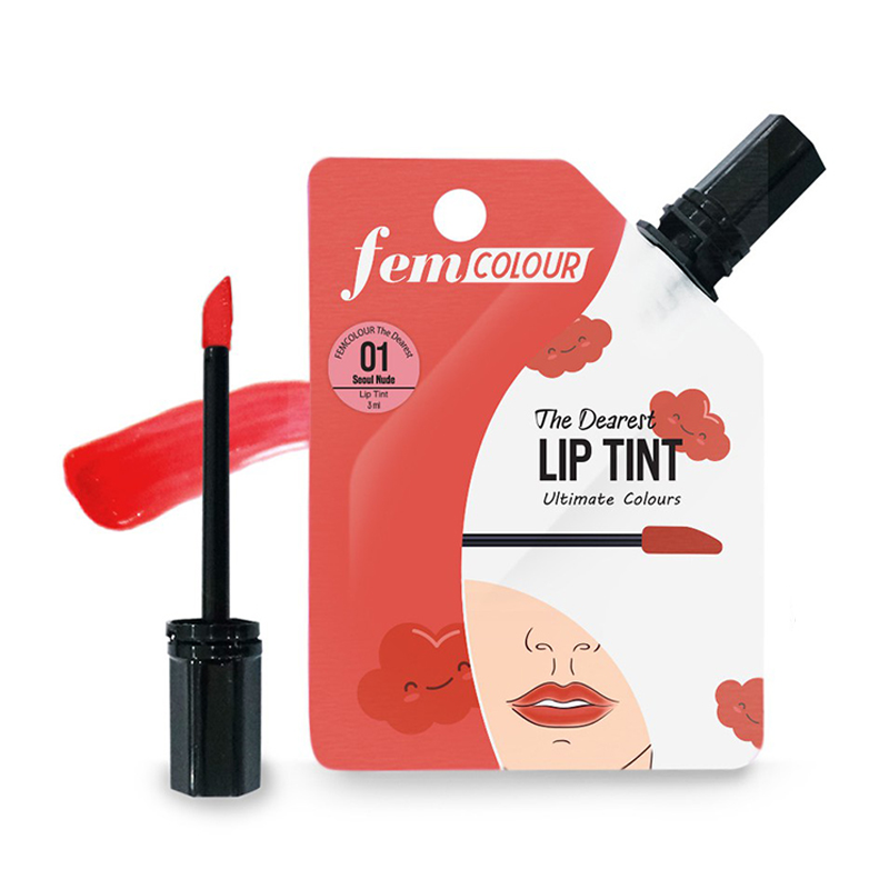 Fem Colour The Dearest Lip Tint 01 Seoul Nude 3ml | Gogobli