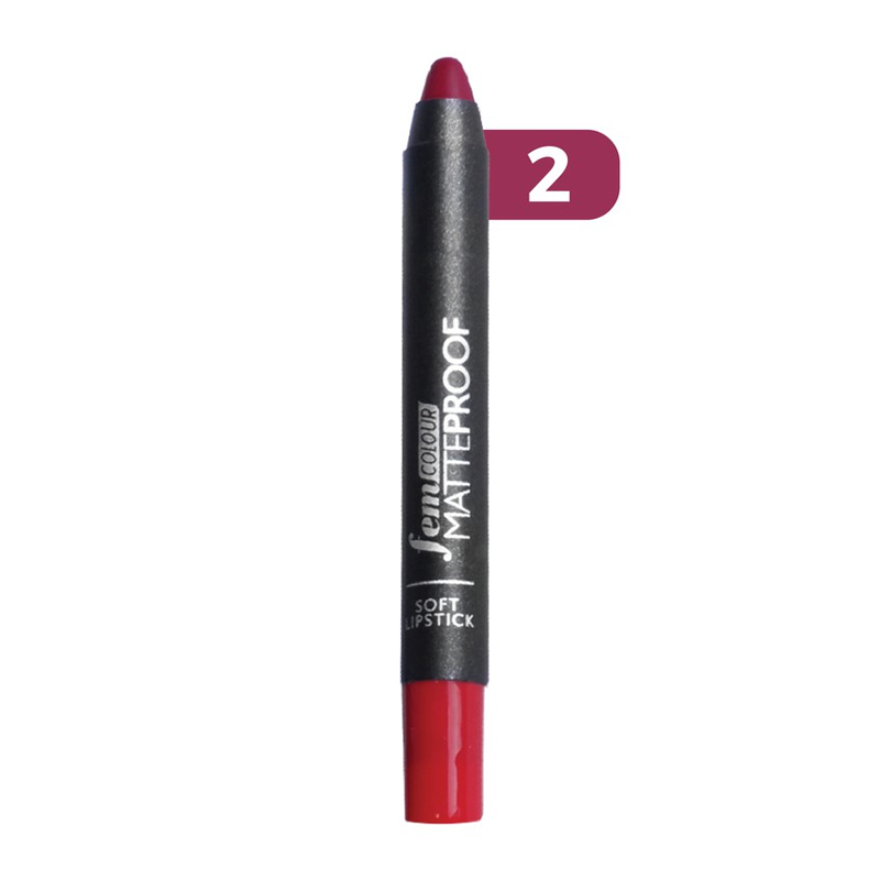 Fem Lip Colour Pencil Matteproof No.02 5gr | Gogobli