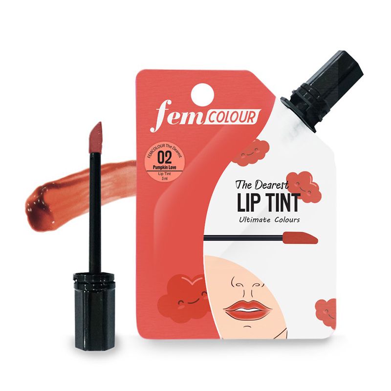 Fem Colour The Dearest Lip Tint 02 Pumpkin Love 3ml | Gogobli