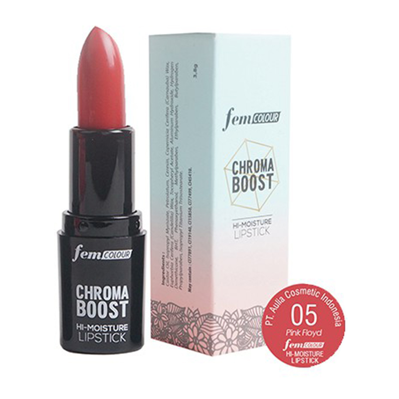 Fem Colour Chroma Boost Hi-Moisture Lipstick 05 Pink Floyd 3.8gr | Gogobli