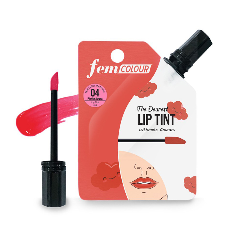 Fem Colour The Dearest Lip Tint 04 Pinkish Aurora 3ml | Gogobli