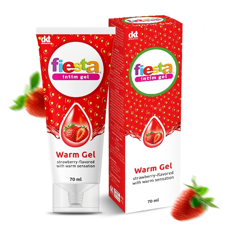 Fiesta Intim Gel Strawberry Warm 70ml | Gogobli