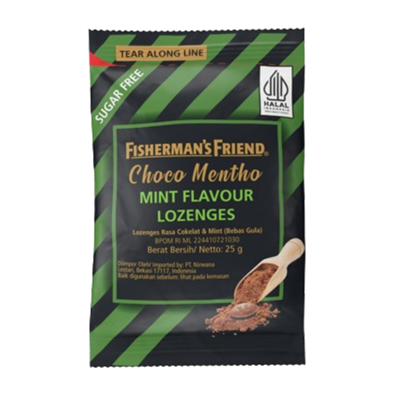 Fishermans Choco Mentho Mint Flavour Lozenges 25gr | Gogobli