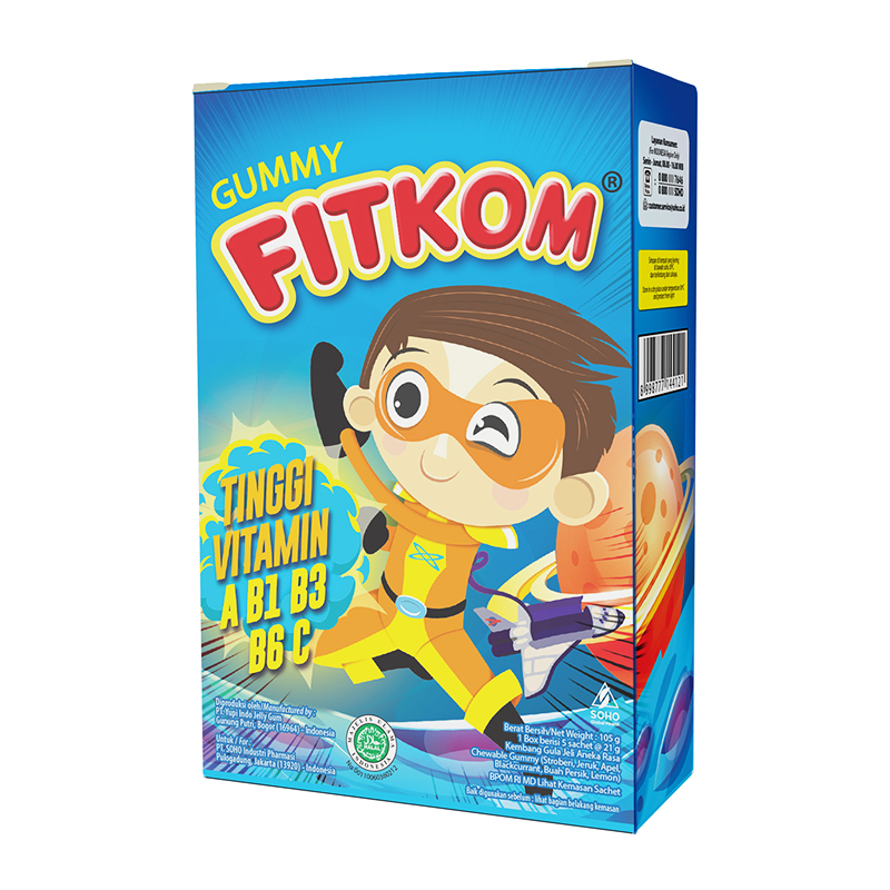 Fitkom Gummy Multivitamin (5 Sachet @21gr) | Gogobli