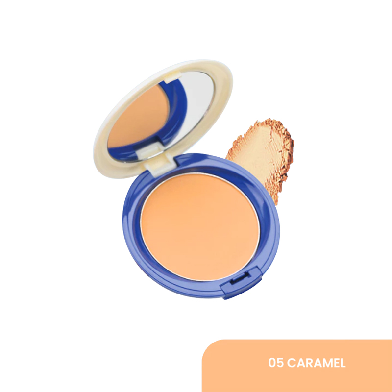 Focallure Always Keep Me Covered Compact Powder 05. Caramel | Gogobli