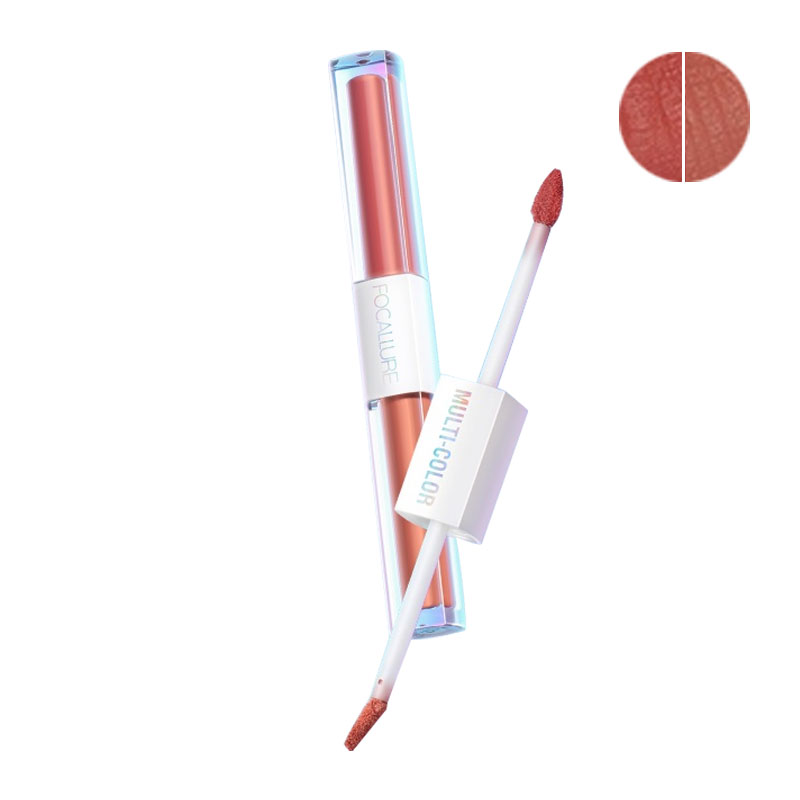 Focallure Multicolor 2-In-1 Lipstick And Lip Gloss FA327 W01 2.4gr | Gogobli