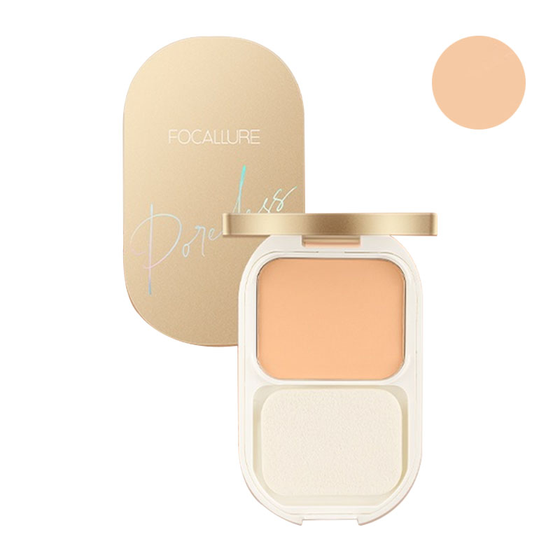 Focallure Lasting Poreless Compact Powder FA206-101 Ivory 10gr | Gogobli