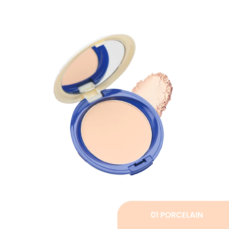 Focallure Always Keep Me Covered Compact Powder 01. Porcelain | Gogobli