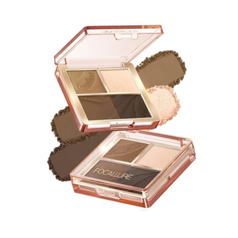 Focallure 4 Pan Eyeshadow Palette FA314-BR02 | Gogobli