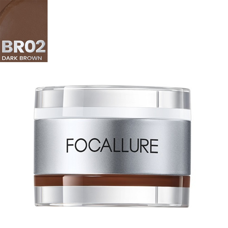 Focallure 2-in-1 Eyebrow Cream & Setting Gel 3D Pro-Shape FA23-BR02 | Gogobli