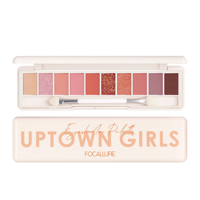 Focallure 10 Color Eyeshadow Palette FA-158 02 Sakura In Dream 10gr | Gogobli