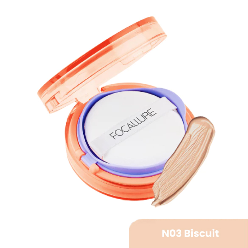 Focallure Poreless Matte Cushion N03 Biscuit | Gogobli