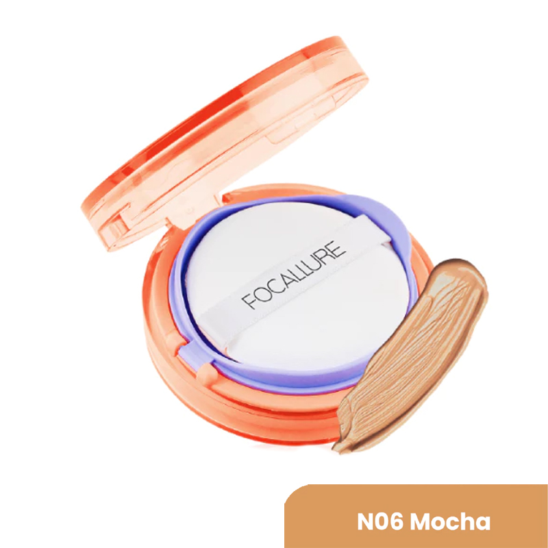 Focallure Poreless Matte Cushion N06 Mocha | Gogobli