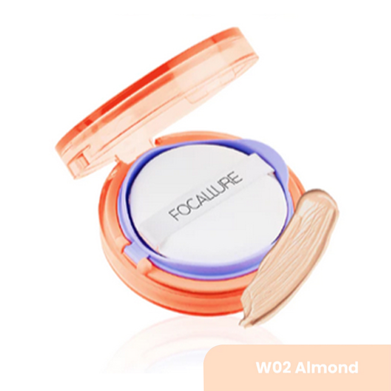 Focallure Poreless Matte Cushion W02 Almond | Gogobli