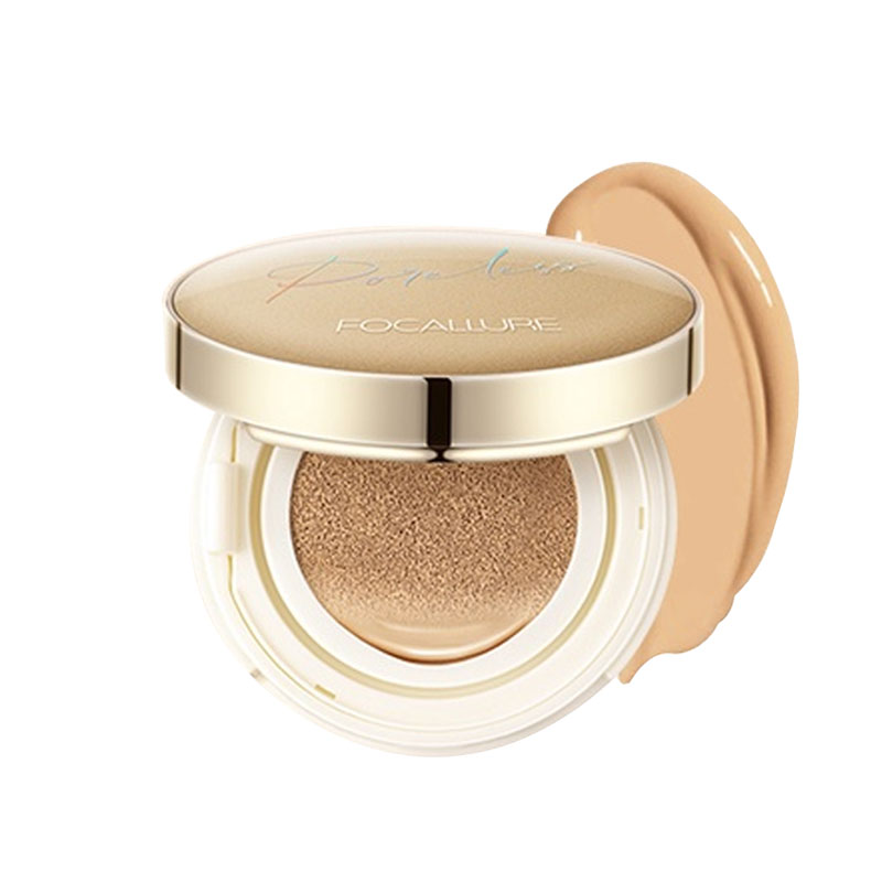 Focallure Poreless Matte Air Cushion Foundation FA198-03 Warm Beige 2gr | Gogobli