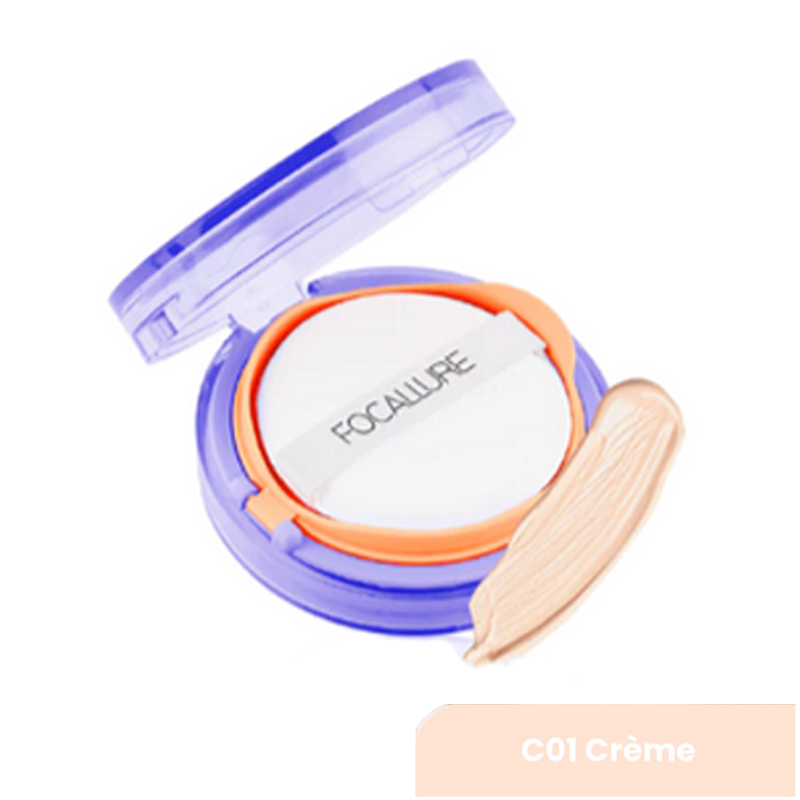 Focallure Lightweight Glowing Cushion C01 Crème | Gogobli