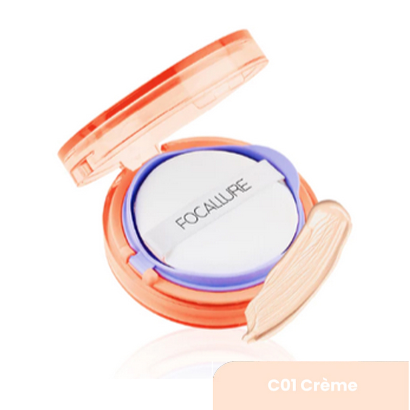 Focallure Poreless Matte Cushion C01 Creme | Gogobli