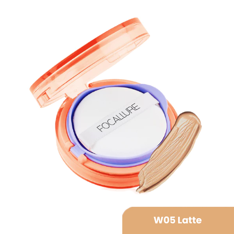 Focallure Poreless Matte Cushion W05 Latte | Gogobli