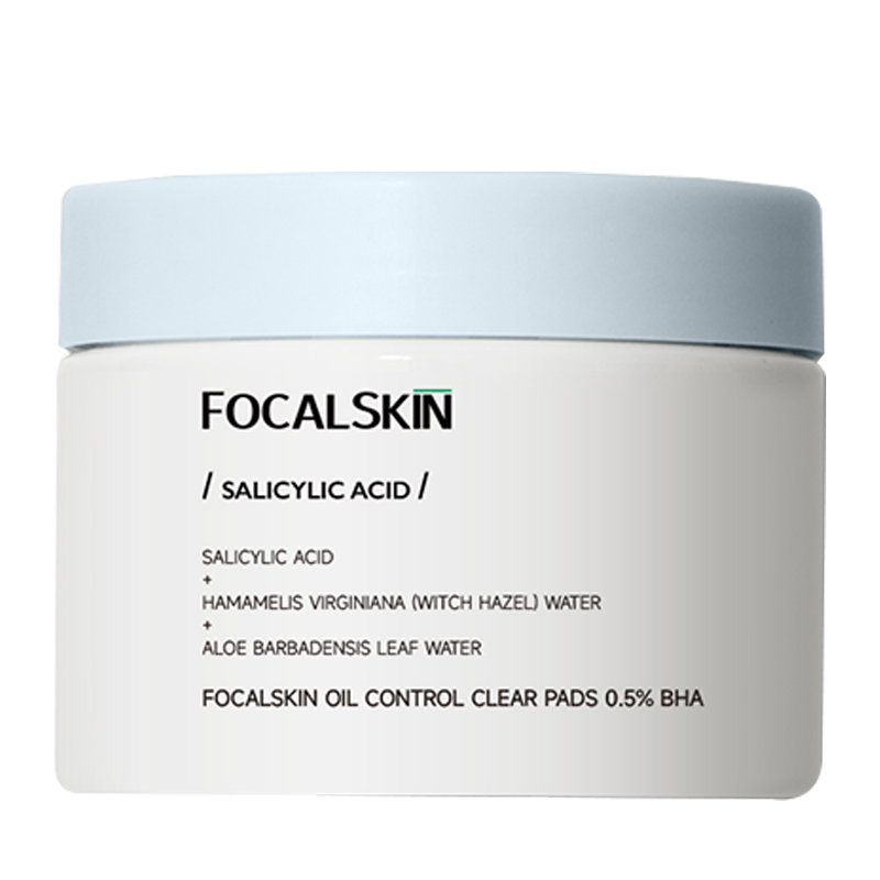 Focalskin Oil Control Clear Pads 0.5% BHA 60 Pads (100gr) | Gogobli