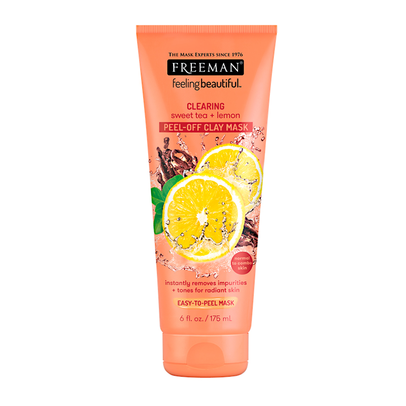 Freeman Peel-Off Clay Mask Clearing Sweet Tea And Lemon 175ml | Gogobli