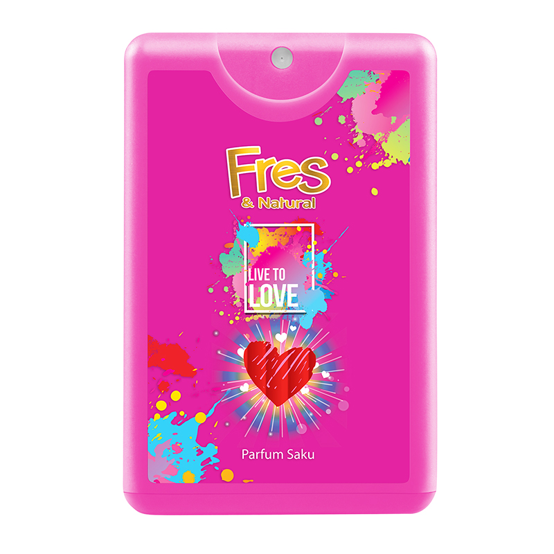 Fres & Natural Spray Cologne Parfum Saku Live To Love 18ml | Gogobli