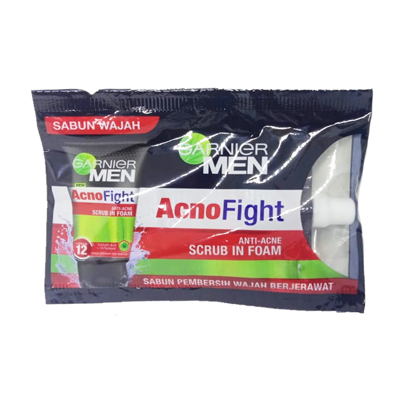 Garnier Men Turbo Light Oil Men Acno Fight Foam Spout Sachet 10ml | Gogobli