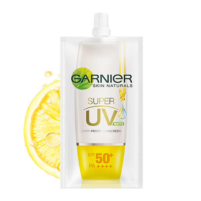 Garnier Spot-Proof Sunscreen Super UV Matte SPF50+ PA+++ 7ml | Gogobli
