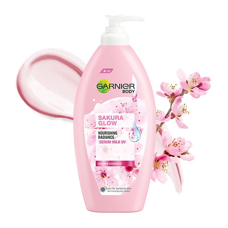 Garnier Body Lotion Sakura Glow Nourishing Radiance 400ml | Gogobli